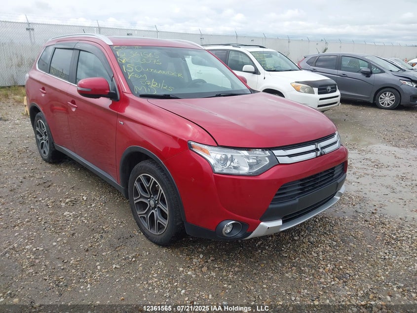 JA4JZ4AX4FZ603075 2015 Mitsubishi Outlander Gt auction photo 1