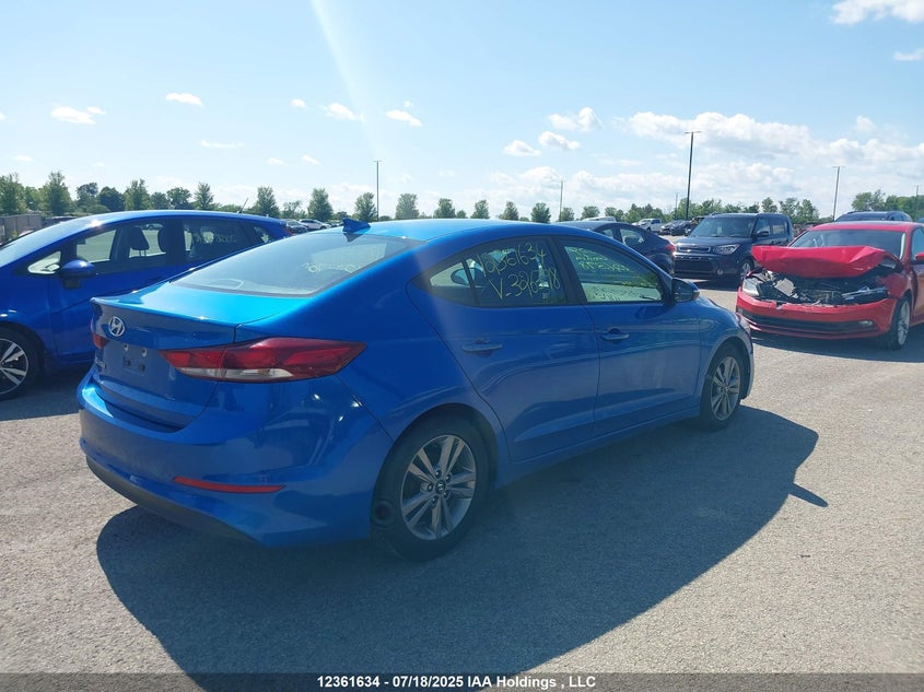 Vin: kmhd84lf4hu326398, lot: 2737120, hyundai elantra 20174