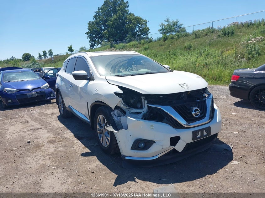 5N1AZ2MH9JN156074 2018 Nissan Murano S/Sl/Sv/Platinum auction photo 1
