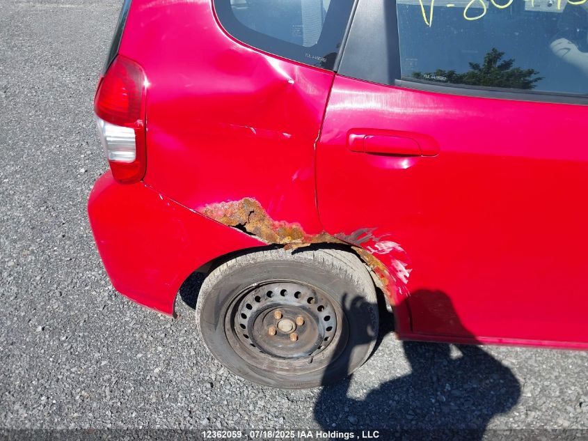 2008 Honda Fit VIN: JHMGD38448S804439 Lot: 12362059