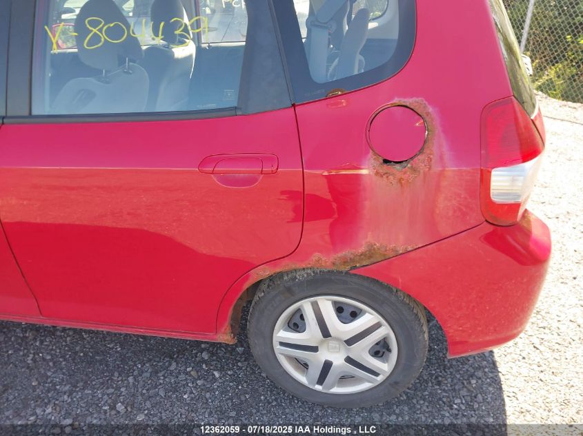 2008 Honda Fit VIN: JHMGD38448S804439 Lot: 12362059