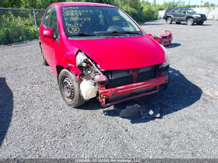 2008 Honda Fit VIN: JHMGD38448S804439 Lot: 12362059