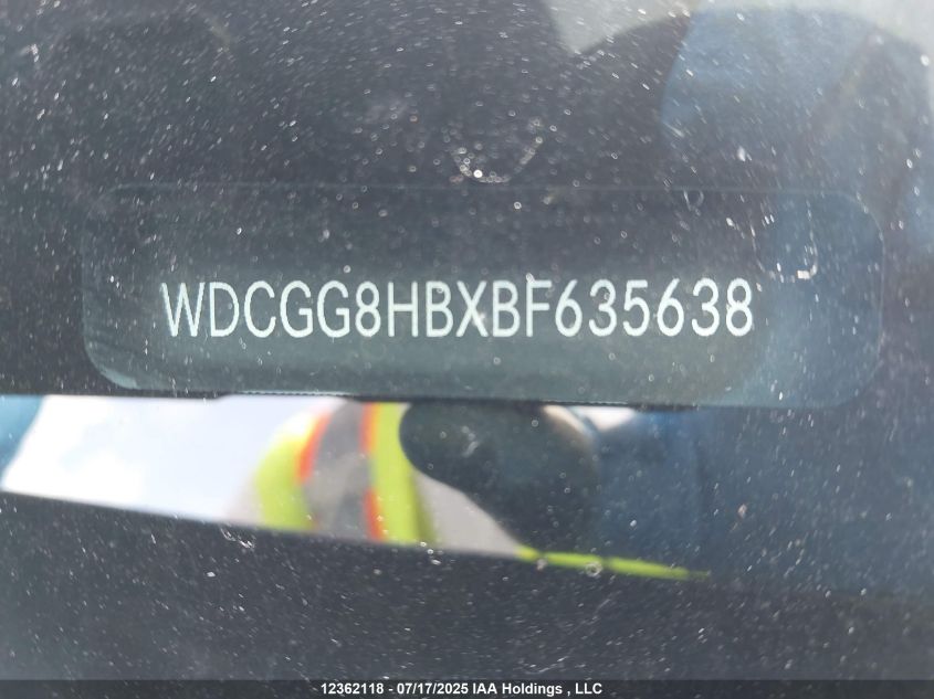 2011 Mercedes-Benz Glk 350 4Matic VIN: WDCGG8HBXBF635638 Lot: 12362118