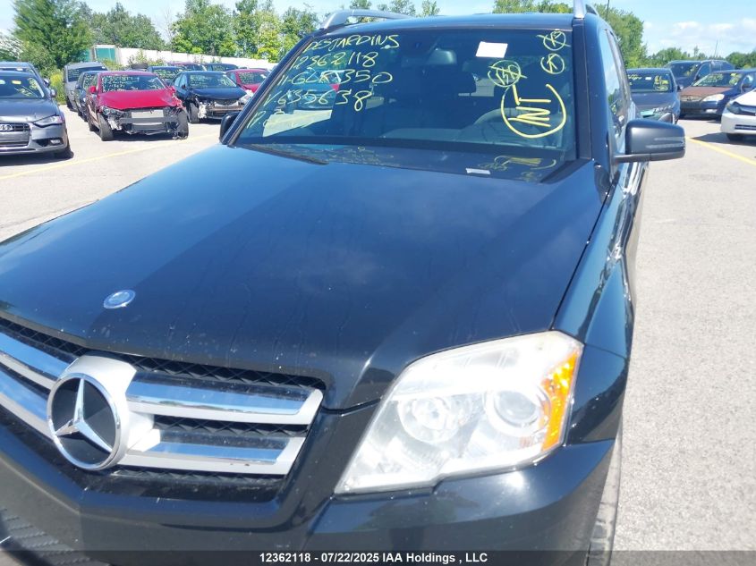 2011 Mercedes-Benz Glk 350 4Matic VIN: WDCGG8HBXBF635638 Lot: 12362118