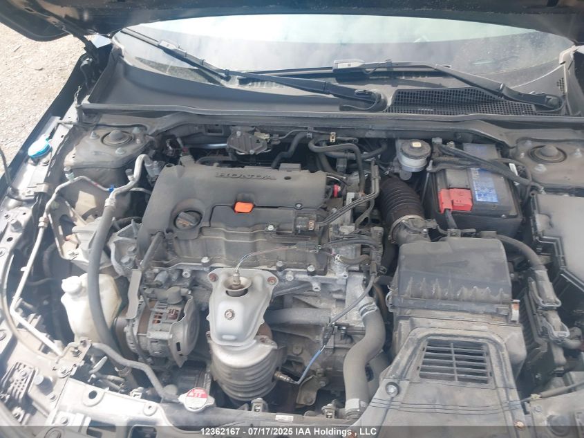 2022 Honda Civic Ex VIN: 2HGFE2F37NH129513 Lot: 12362167