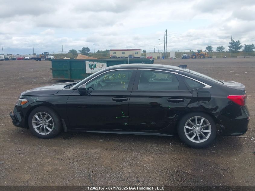 2022 Honda Civic Ex VIN: 2HGFE2F37NH129513 Lot: 12362167