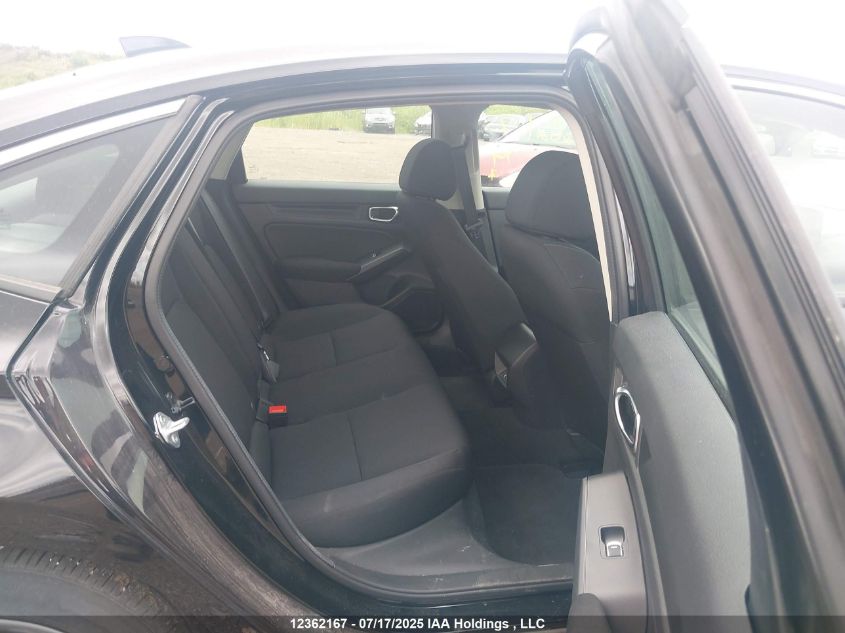 2022 Honda Civic Ex VIN: 2HGFE2F37NH129513 Lot: 12362167