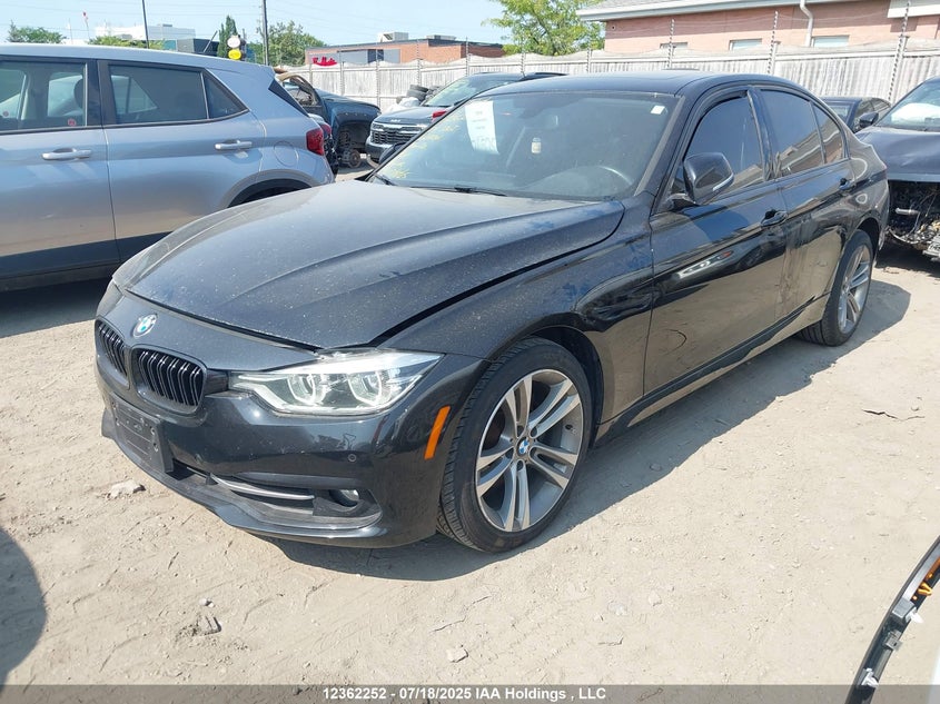 2017 BMW 320I xDrive VIN: WBA8E5G5XHNU42301 Lot: 12362252
