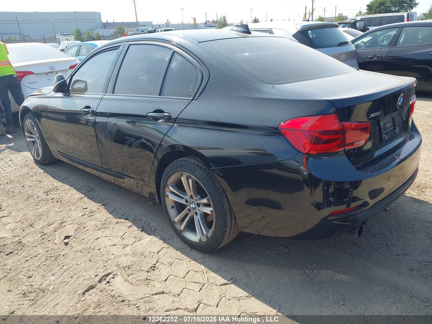 2017 BMW 320I xDrive VIN: WBA8E5G5XHNU42301 Lot: 12362252