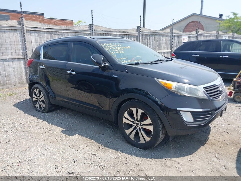 2013 Kia Sportage Ex/Ex Luxury VIN: KNDPCCA27D7411514 Lot: 12362279