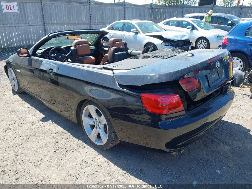 2011 BMW 328 I VIN: WBADW3C53BE537988 Lot: 12362362