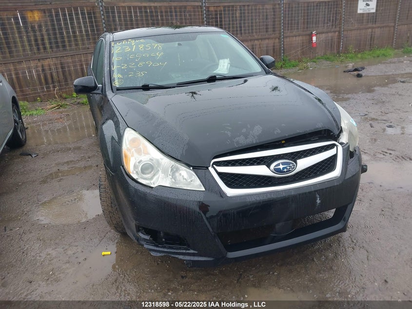 4S3BMGA68A3228904 2010 Subaru Legacy 2.5 I auction photo 1