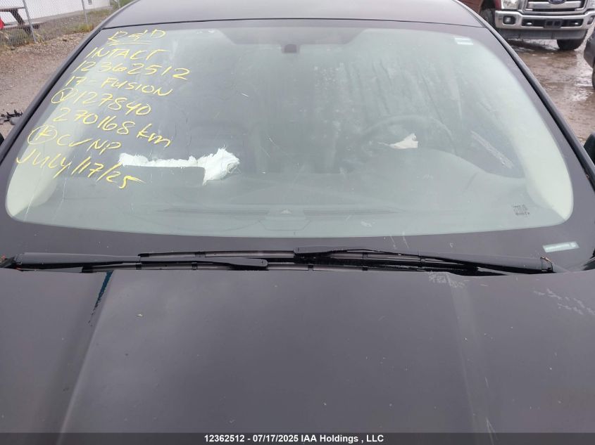 2017 Ford Fusion Se Hybrid VIN: 3FA6P0LU0HR127840 Lot: 12362512