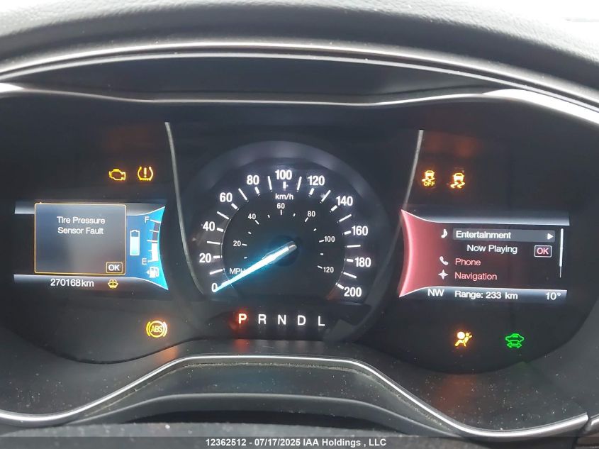 2017 Ford Fusion Se Hybrid VIN: 3FA6P0LU0HR127840 Lot: 12362512