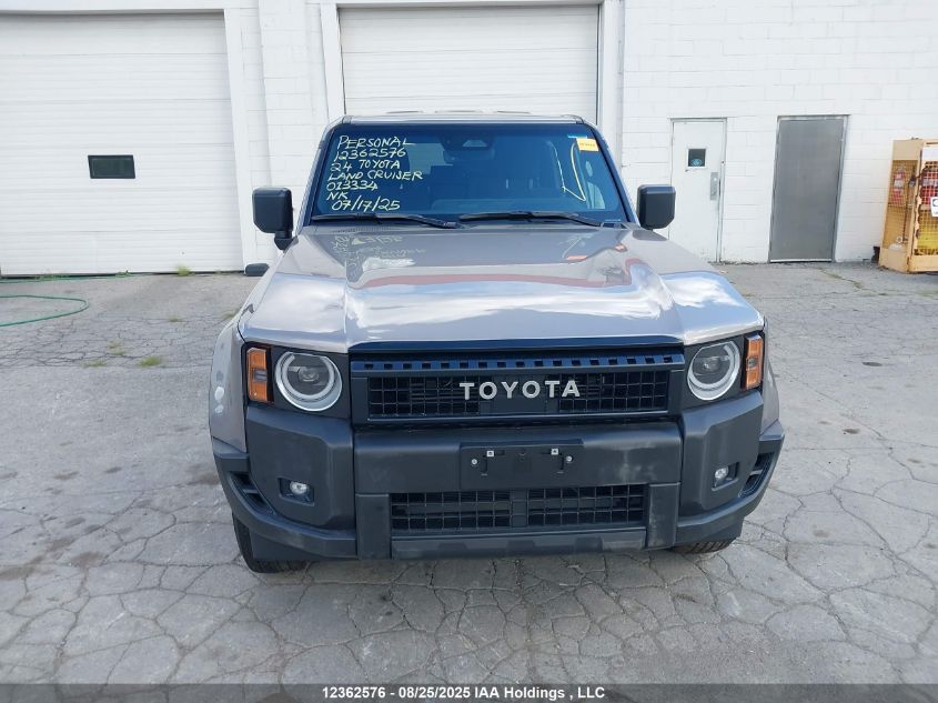 2024 Toyota Land Cruiser 1958 VIN: JTEABFAJ7RK013334 Lot: 12362576