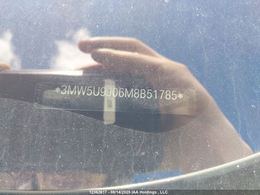 2021 BMW M340I xDrive VIN: 3MW5U9J06M8B51785 Lot: 12362617