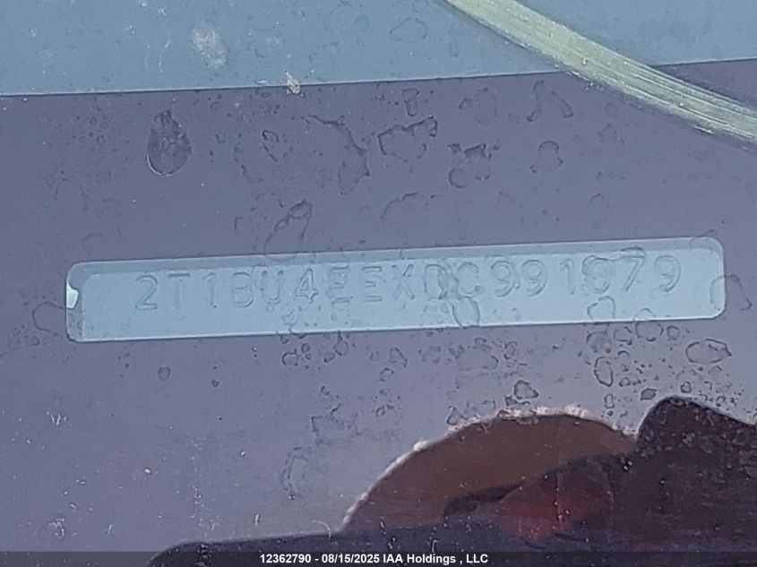 2013 Toyota Corolla S/Le VIN: 2T1BU4EEXDC991079 Lot: 12362790