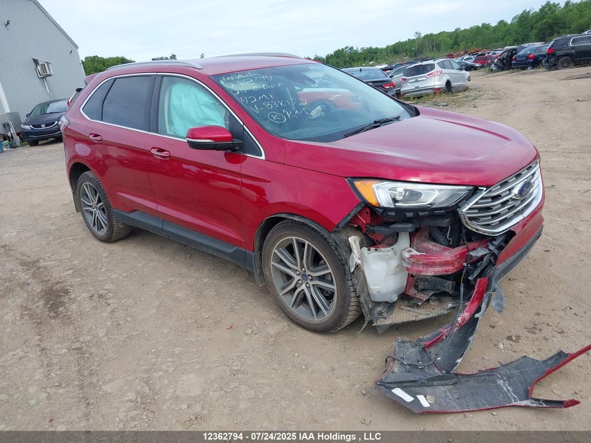 2FMPK4K91LBB38172 2020 Ford Edge Titanium auction photo 1