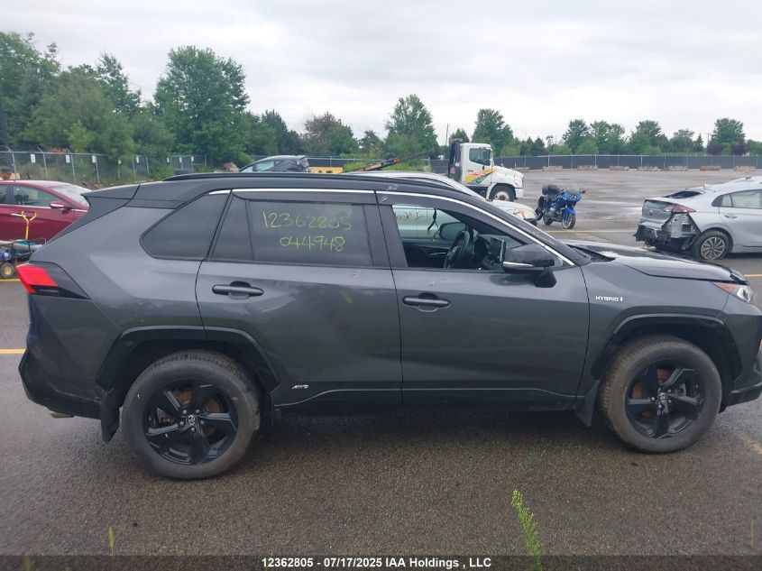 2019 Toyota Rav4 Xle/Xse VIN: 2T3RWRFV2KW044948 Lot: 12362805