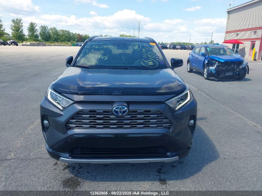 2019 Toyota Rav4 Xle/Xse VIN: 2T3RWRFV2KW044948 Lot: 12362805