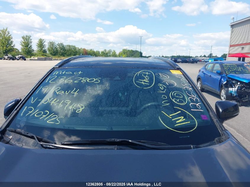 2019 Toyota Rav4 Xle/Xse VIN: 2T3RWRFV2KW044948 Lot: 12362805