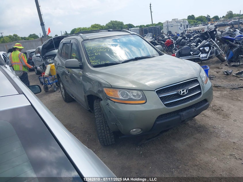 5NMSG73E09H237024 2009 Hyundai Santa Fe Gl auction photo 1