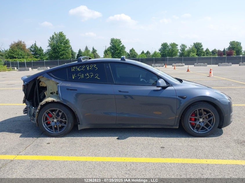 7SAYGDEF8NF511972 2022 TESLA MODEL Y photo no. 14