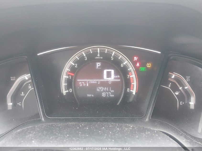 2016 Honda Civic VIN: 19XFC2F56GE242714 Lot: 12362882