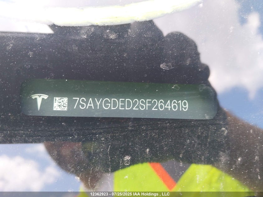 7SAYGDED2SF264619 2025 TESLA MODEL Y photo no. 20