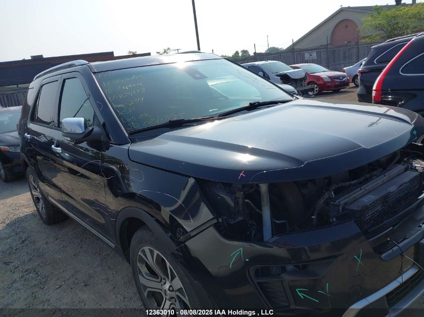 2018 Ford Explorer Platinum VIN: 1FM5K8HT1JGA74173 Lot: 12363010