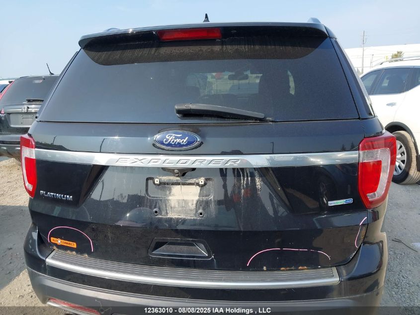 2018 Ford Explorer Platinum VIN: 1FM5K8HT1JGA74173 Lot: 12363010