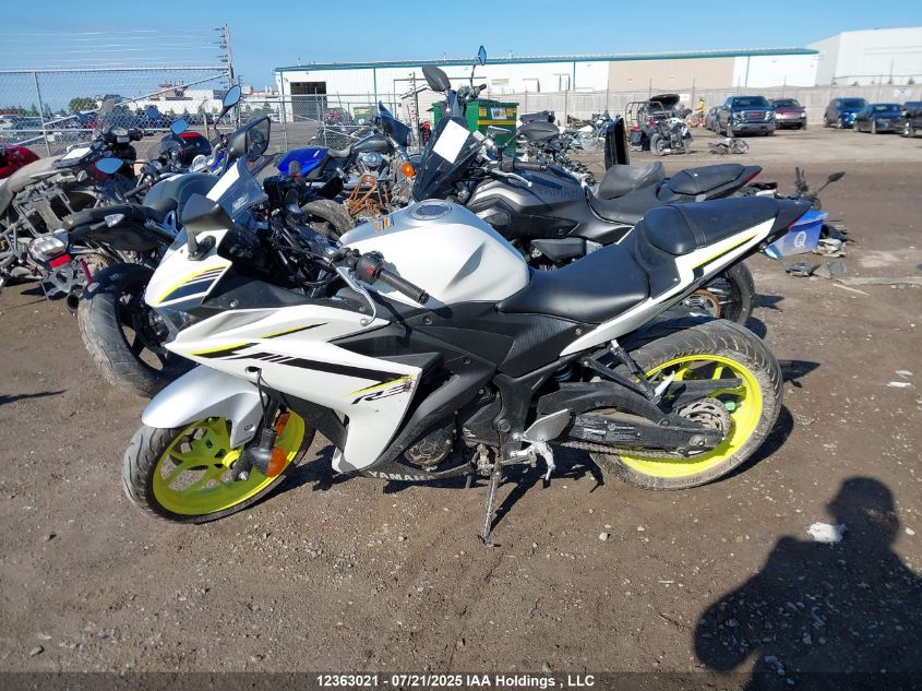 2018 Yamaha Yzfr3 A VIN: MH3RH15N6JK001817 Lot: 12363021