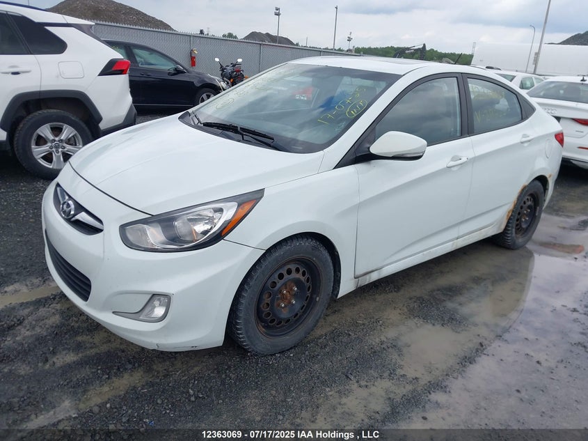 2013 Hyundai Accent VIN: KMHCU4AE6DU296221 Lot: 12363069