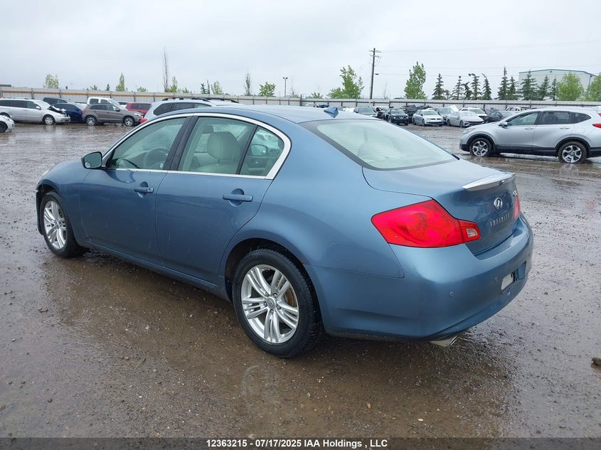 2010 Infiniti G37X VIN: JN1CV6AR7AM453933 Lot: 12363215