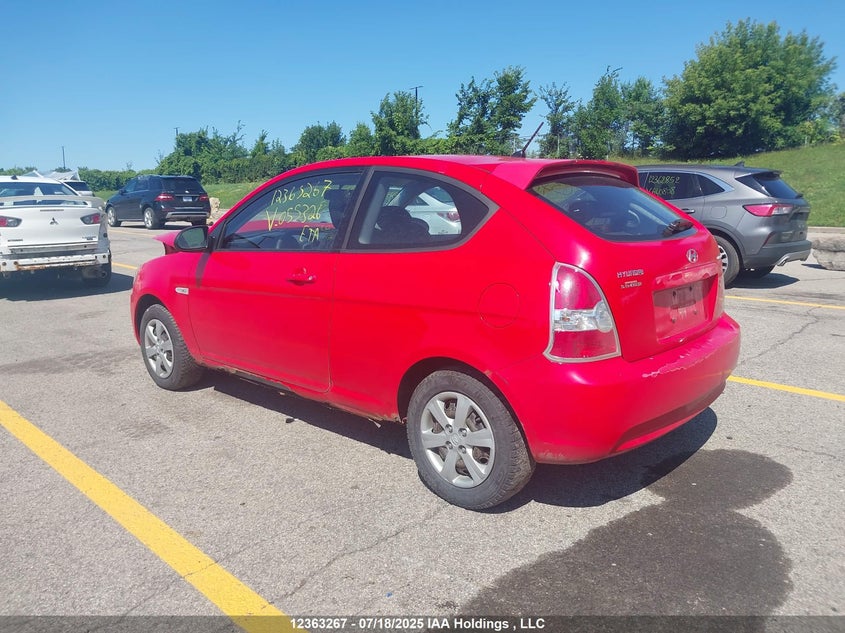 2008 Hyundai Accent VIN: KMHCN35C28U055326 Lot: 12363267