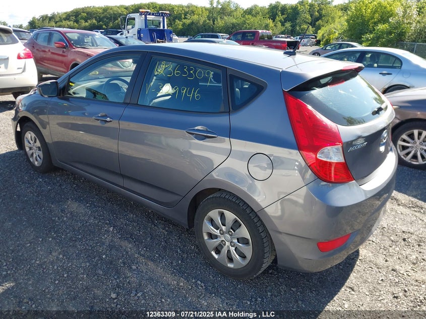 2017 Hyundai Accent VIN: KMHCT5AEXHU329946 Lot: 12363309