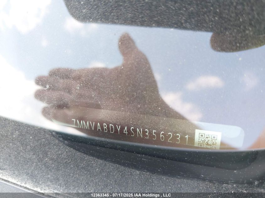 2025 Mazda Cx-50 Gt W/Turbo/Meridian Edition VIN: 7MMVABDY4SN356231 Lot: 12363345