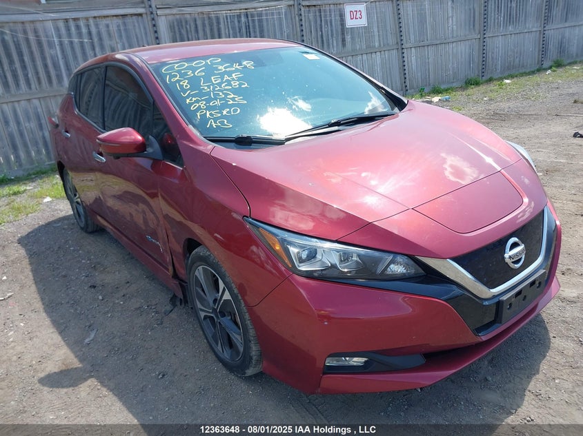 2018 Nissan Leaf S/Sl/Sv VIN: 1N4AZ1CP1JC312682 Lot: 12363648