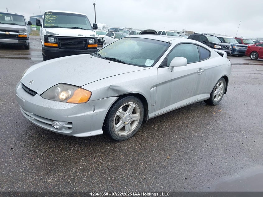 2003 Hyundai Tiburon Se VIN: KMHHN65D73U100821 Lot: 12363658