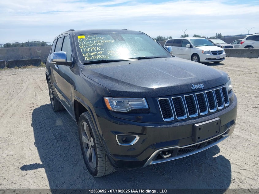 1C4RJFCM4EC506751 2014 Jeep Grand Cherokee Overland auction photo 1