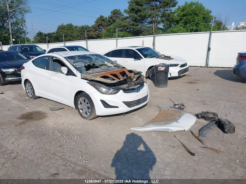 5NPDH4AEXGH662788 2016 Hyundai Elantra Gl auction photo 1