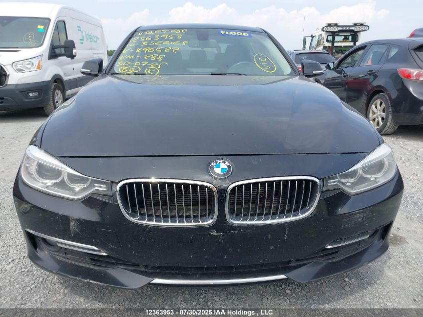 2014 BMW 3 Series VIN: WBA3D5C59EKX96522 Lot: 12363953