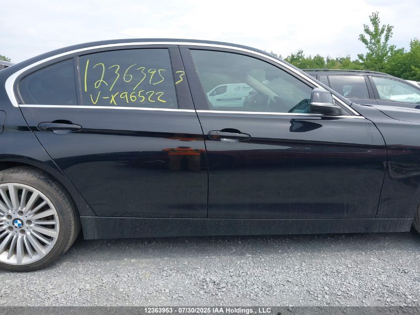 2014 BMW 3 Series VIN: WBA3D5C59EKX96522 Lot: 12363953