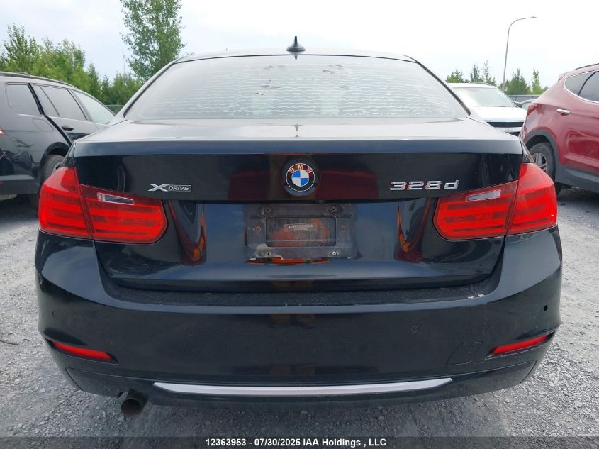 2014 BMW 3 Series VIN: WBA3D5C59EKX96522 Lot: 12363953