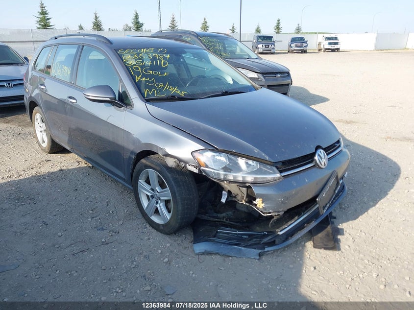 3VW117AUXKM514110 2019 Volkswagen Golf Sportwagen 1.8 Tsi Comfortline/1.8 Tsi Highline auction photo 1
