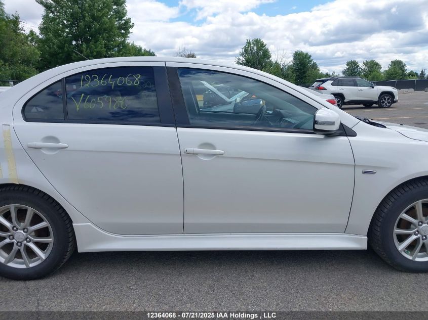 2017 Mitsubishi Lancer VIN: JA32U2FU8HU605986 Lot: 12364068