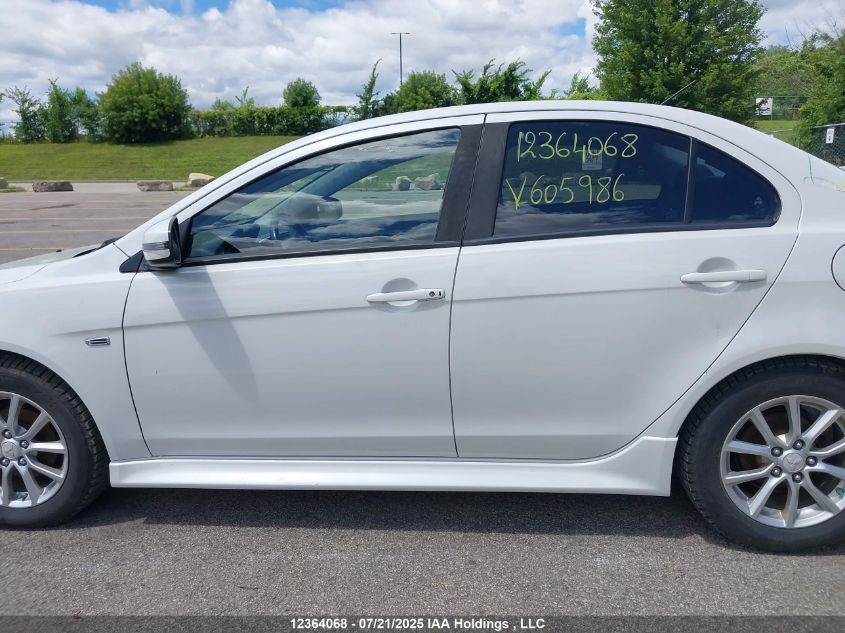 2017 Mitsubishi Lancer VIN: JA32U2FU8HU605986 Lot: 12364068