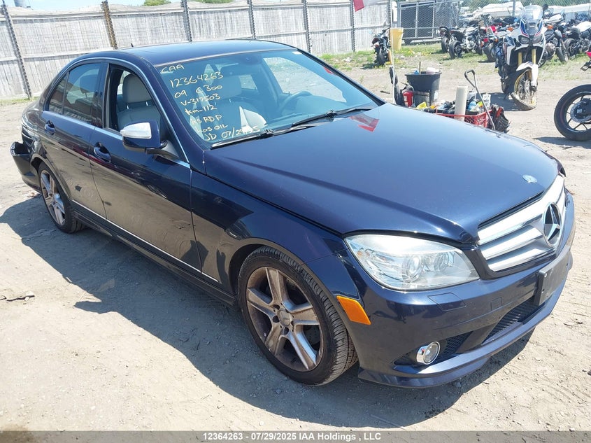 WDDGF81XX9F317503 2009 Mercedes-Benz C 300 4Matic auction photo 1