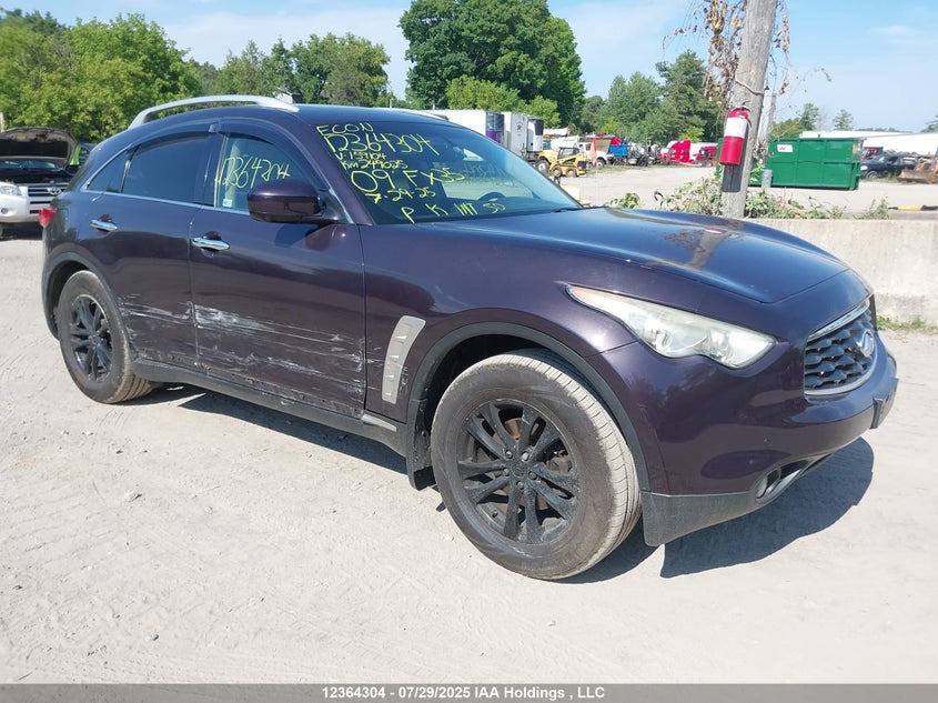 2009 Infiniti Fx35 VIN: JNRAS18W09M159104 Lot: 12364304