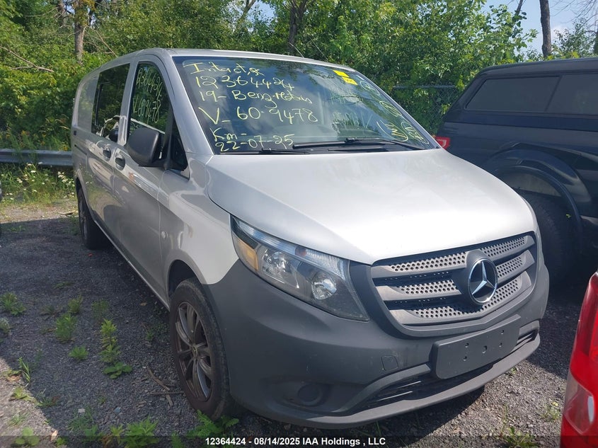 WD3BG3EA2K3609478 2019 Mercedes-Benz Metris auction photo 1